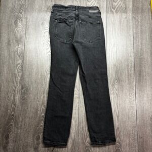 Citizens of Humanity 27 Jolene High Rise Straight Distressed Black Jeans